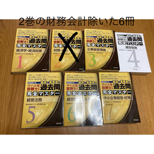 中小企業診断士試験論点別・重要度順過去問完全マスター6巻セット １　２０１９年版