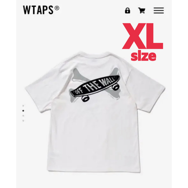 WTAPS VANS MOSH PIT SS TEE WHITE XLサイズ39tcry