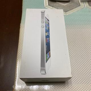 アップル iPhone5 16GB ホワイト au 空箱(スマートフォン本体)