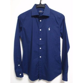 ポロラルフローレン(POLO RALPH LAUREN)の【美品】ポロ　ラルフローレン　レディース　シャツ　サイズ：４(シャツ/ブラウス(長袖/七分))