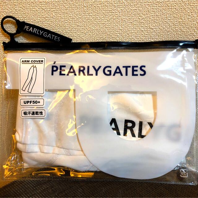 PEARLY GATES(パーリーゲイツ)の大特価！新品未使用パーリーゲイツUVアームカバー(LADIES)＆虫よけバンド スポーツ/アウトドアのゴルフ(その他)の商品写真