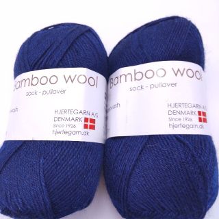 HJERTEGARN Bamboo Wool ソックヤーン 毛糸の通販|ラクマ