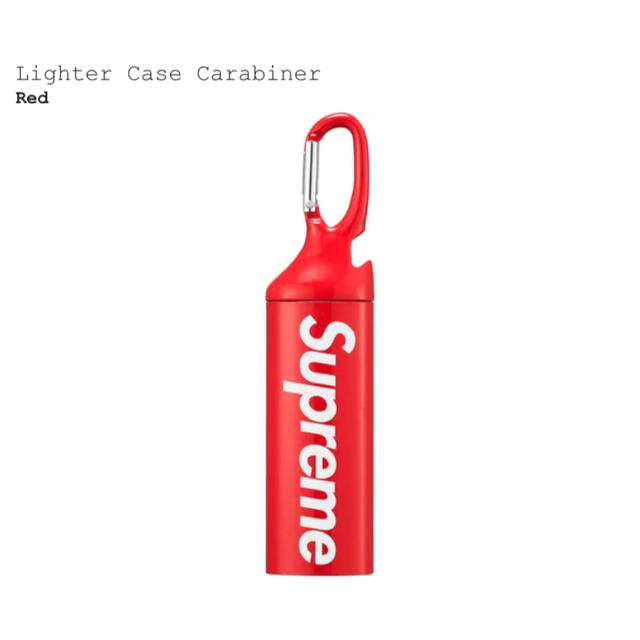 Supreme(シュプリーム)のSupreme Lighter Case Carabiner Red メンズのファッション小物(タバコグッズ)の商品写真