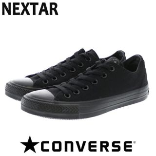 コンバース(CONVERSE)のconverse （コンバース ネクスター）ローカットモデル 23.5 ブラック(スニーカー)