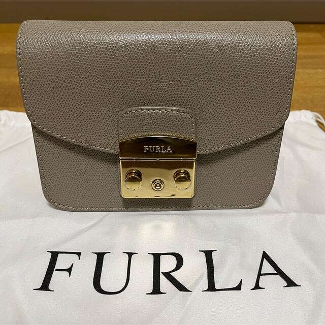 FURLA　メトロポリス　ミニショルダー　SABBIA チェーンバッグ