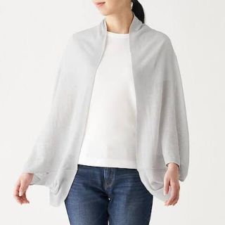 ムジルシリョウヒン(MUJI (無印良品))の無印良品 UVカットフレンチリネンボレロ(カーディガン)