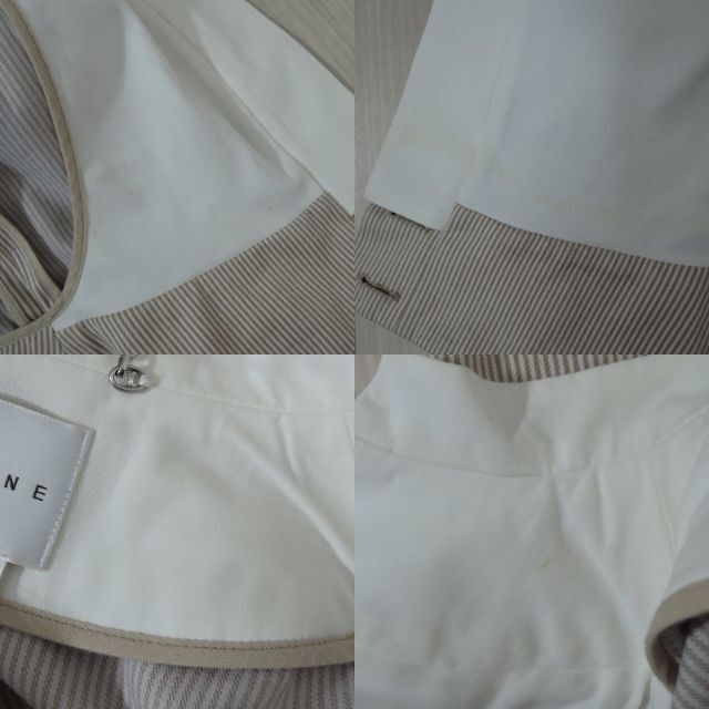 セリーヌ CELINE ストライプ コットン ストレッチ レイヤード セリーヌ CELINE ストライプ コットン ストレッチ レイヤード