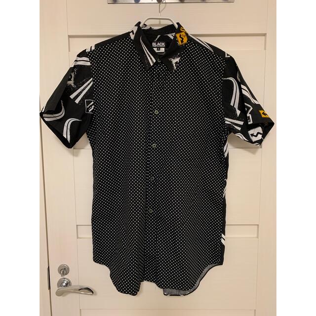 BLACK COMME des GARCONS(ブラックコムデギャルソン)のBLACK COMME des GARCONS プリント×前身水玉半袖シャツ メンズのトップス(シャツ)の商品写真