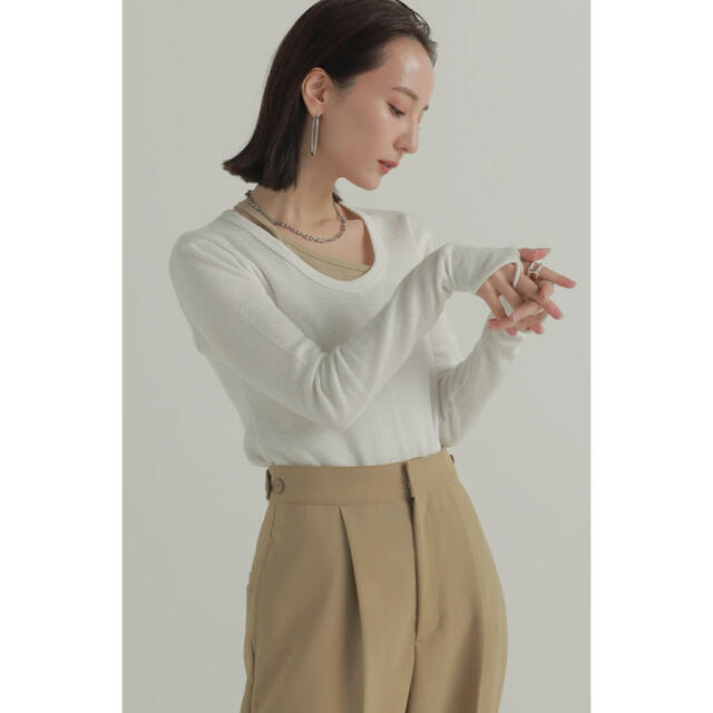 louren finger hole thermal tops