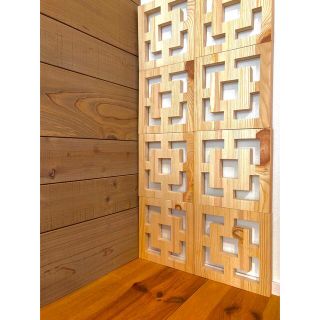 木製 花ブロック 沖縄ブロック カリフォルニア工務店 リゾート 北欧