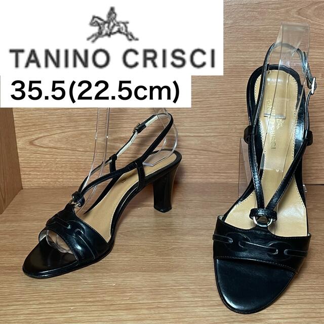 TANINO CRISCI(タニノクリスチー)の★上品★タニノクリスチー　サンダル　ストラップ　チャンキーヒール　35.5 レディースの靴/シューズ(サンダル)の商品写真