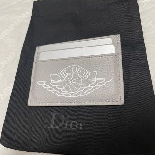 ディオール(Dior)のDior x Air Jordan Wings Card Case "Gray"(名刺入れ/定期入れ)