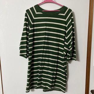 ステューシー(STUSSY)のstussy 7部丈　 tシャツ ボーダー　(Tシャツ/カットソー(七分/長袖))