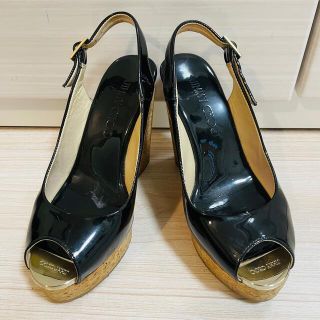 ジミーチュウ(JIMMY CHOO)の【美品】JIMMY CHOOジミチュウサンダル(サンダル)