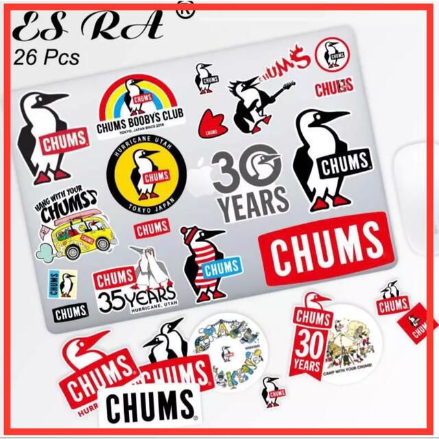 CHUMS(チャムス)のChums チャムス　ステッカー　26枚セット 防水ス　シール ストリート スポーツ/アウトドアのスポーツ/アウトドア その他(その他)の商品写真