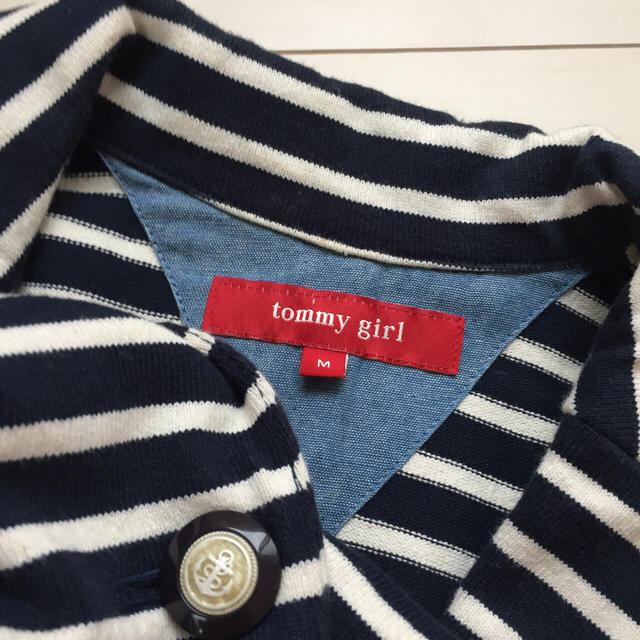 TOMMY HILFIGER(トミーヒルフィガー)の◆美品◆トミーヒルフィガー◆冬カジュアルジャケット◆TOMMY紺Mサイズ レディースのジャケット/アウター(テーラードジャケット)の商品写真