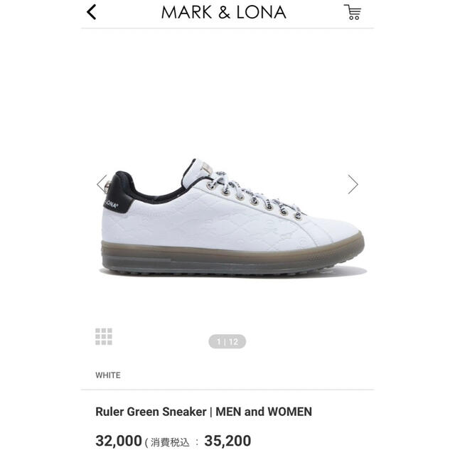 MARK&LONA(マークアンドロナ)のRuler Green Sneaker | MEN and WOMEN スポーツ/アウトドアのゴルフ(シューズ)の商品写真