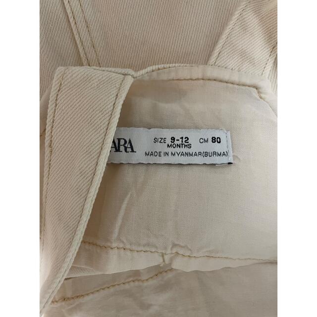 ZARA KIDS(ザラキッズ)のZARA ジャンパースカート　80 キッズ/ベビー/マタニティのベビー服(~85cm)(ワンピース)の商品写真