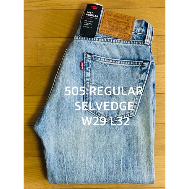 Levi's 505 REGULAR FIT SELVEDGE W29 L32