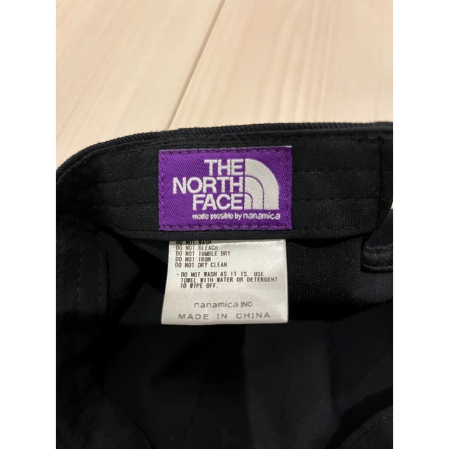 THE NORTH FACE(ザノースフェイス)のノースフェイス　パープルレーベル　キャップ　ブラック メンズの帽子(キャップ)の商品写真