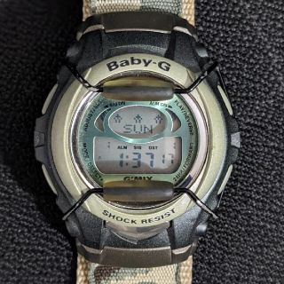 ベビージー(Baby-G)のCASIO G-SHOCK Baby-G BGM-221 迷彩(腕時計(デジタル))