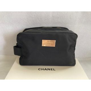 未使用　CHANEL ノベルティ　ダブルファスナー　ポーチ