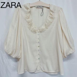 ザラ(ZARA)のZARA 未使用　ブラウス トップス(シャツ/ブラウス(長袖/七分))