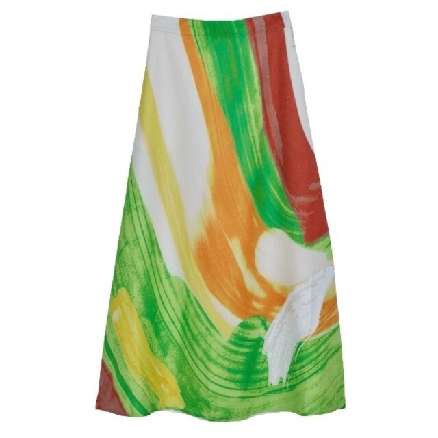 スカートAMERI アメリヴィンテージ HAILEY WAVE ART SKIRT