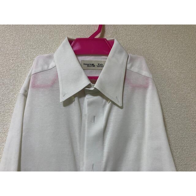 ポケット無し仕様　メンズ　オシャレ　高級　半袖　ニットワイシャツ　鎌倉シャツ メンズのトップス(シャツ)の商品写真
