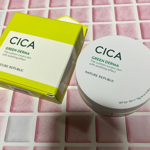 NATURE REPUBLIC(ネイチャーリパブリック)の【新品未使用】ネイチャーリパブリック CICA クッションファンデ コスメ/美容のベースメイク/化粧品(ファンデーション)の商品写真