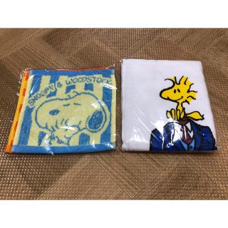 スヌーピー(SNOOPY)のスヌーピー　フェイスタオル&ハンドタオルセット(タオル/バス用品)