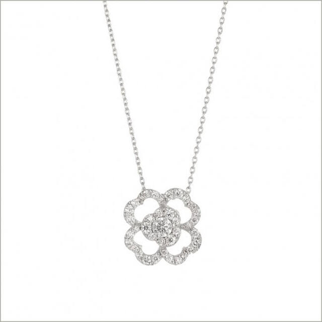 PonteVecchio - 限定☆K18WG ダイヤモンド ネックレス☆四つ葉