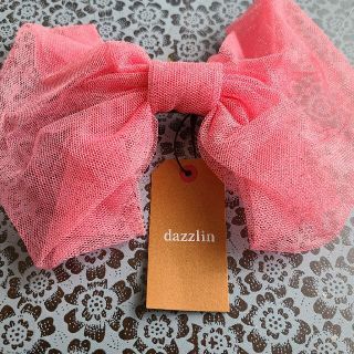 ダズリン(dazzlin)のふんわり大きなリボンバレッタ　ピンク(バレッタ/ヘアクリップ)