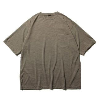 comoli 22ss ウール天竺 Tシャツ BORDER サイズ2