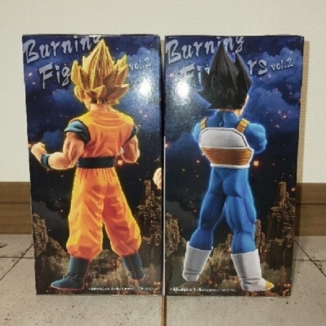 ドラゴンボール(ドラゴンボール)の（送料込）　ドラゴンボール　悟空　ベジータ　バーニングファイターズ　フィギュア エンタメ/ホビーのフィギュア(アニメ/ゲーム)の商品写真