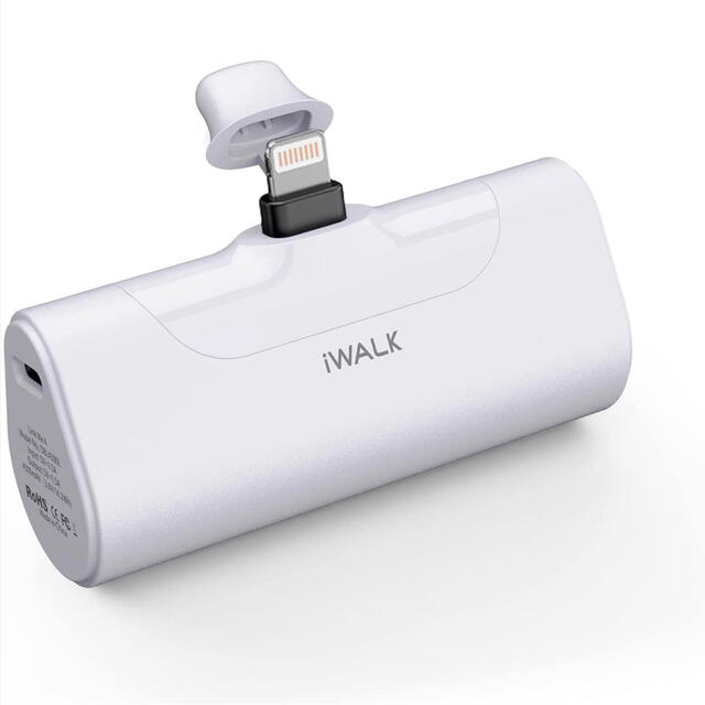 iWALK 超小型 モバイルバッテリー 4500mAh  ブラック