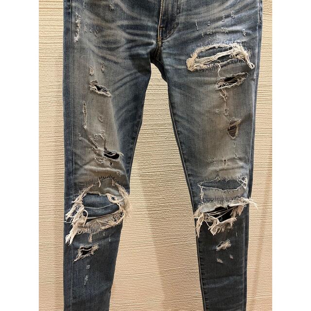 AMIRI - AMIRI SUPER REPAIR JEAN アミリ ダメージ デニムパンツの通販