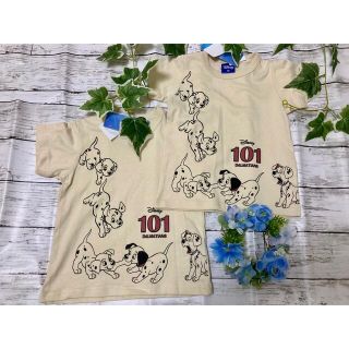 101わんちゃん　ディズニー　キッズ　半袖　tシャツ　お揃い　セット(Tシャツ/カットソー)