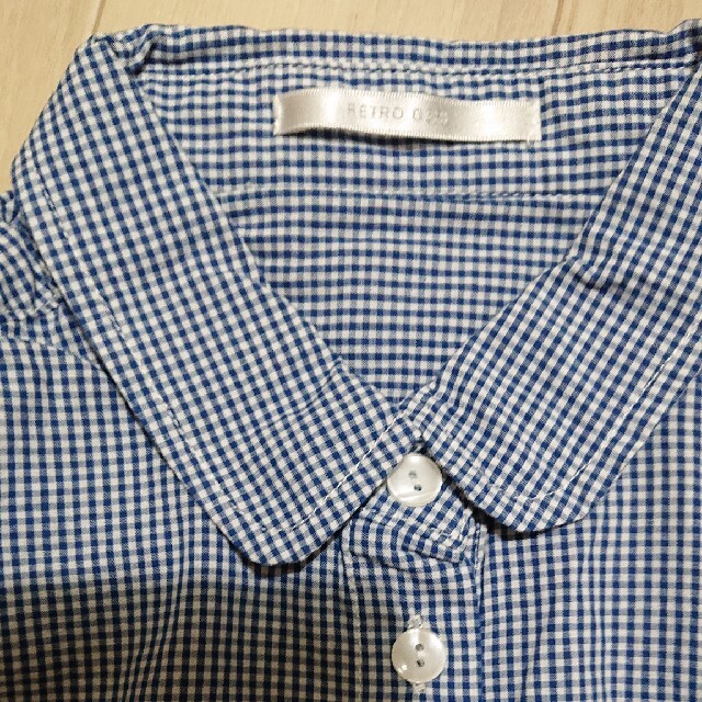RETRO GIRL(レトロガール)のUSED レトロガール 編み込み袖ブラウスシャツ レディースのトップス(シャツ/ブラウス(半袖/袖なし))の商品写真
