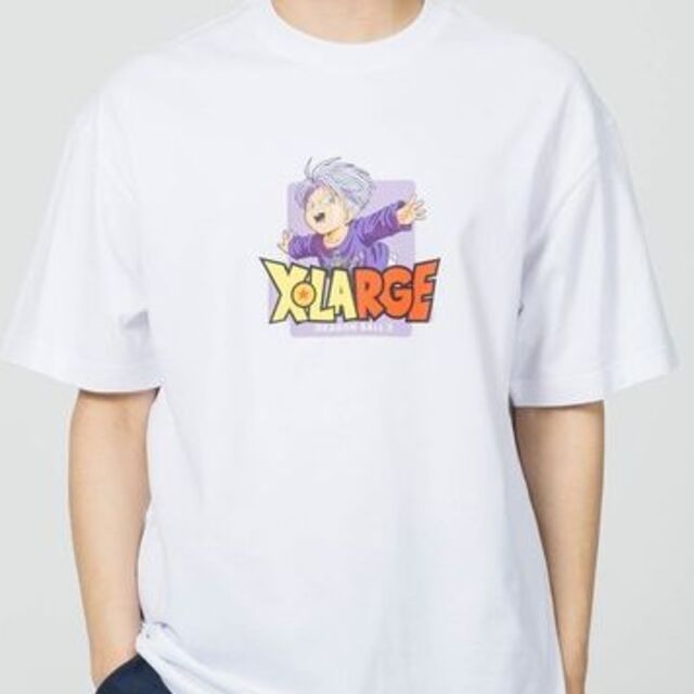 XLARGE(エクストララージ)のXLARGE x DRAGON BALL TRUNKS S/S TEE 白 L メンズのトップス(Tシャツ/カットソー(半袖/袖なし))の商品写真