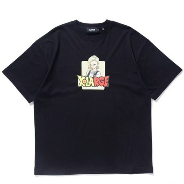 XLARGE(エクストララージ)のXLARGE x DRAGON BALL ANDROID18 S/S TEE 黒 メンズのトップス(Tシャツ/カットソー(半袖/袖なし))の商品写真
