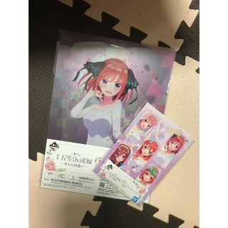 五等分の花嫁　一番くじ　M賞クリアファイルL賞ブックボード　中野二乃(クリアファイル)