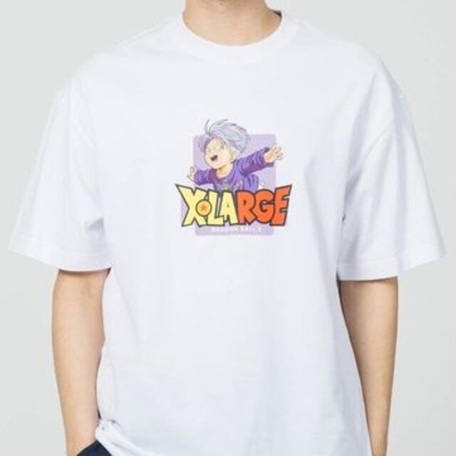 XLARGE(エクストララージ)のXLARGE x DRAGON BALL TRUNKS S/S TEE 白 L メンズのトップス(Tシャツ/カットソー(半袖/袖なし))の商品写真