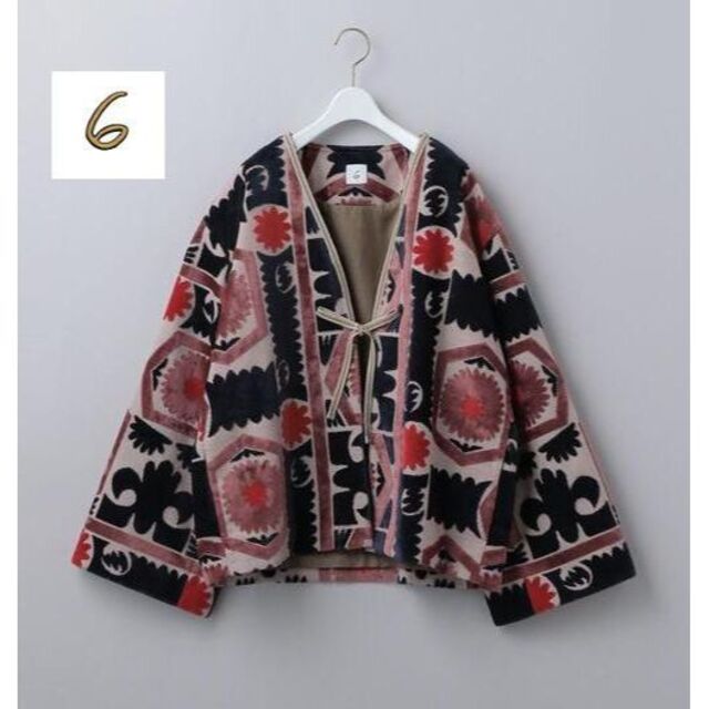 6(ROKU)>PILE CUT JACQUARD JACKET/ジャケット 最新作売れ筋が満載