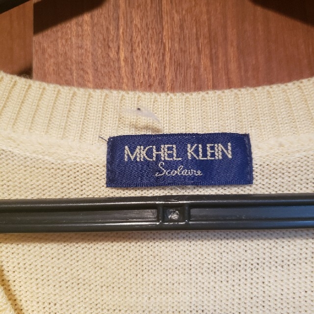 MICHEL KLEIN(ミッシェルクラン)のミッシェルクラン　サマーニット　ベスト　オフホワイト　150 レディースのトップス(ベスト/ジレ)の商品写真