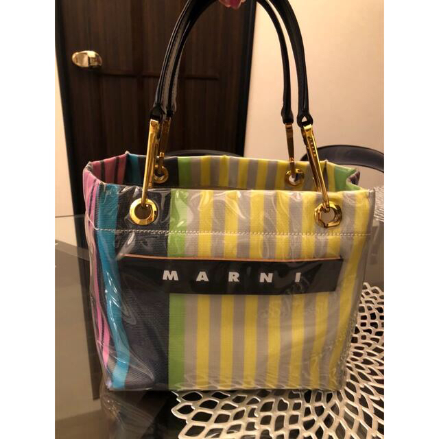 MARNI GLOSSYGRLPポリアミド　グロッシーグリップショッピングバッグ