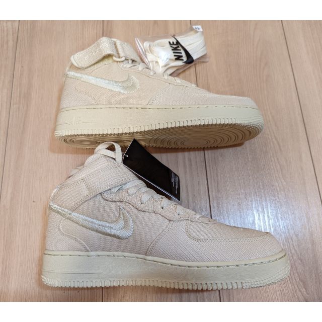 Stussy & Nike Air Force 1 MID Fossil 26