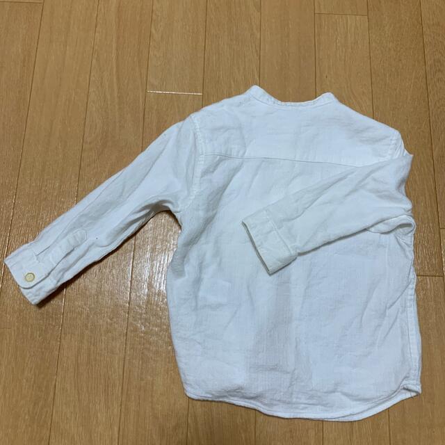 ZARA(ザラ)のZARA 92 白シャツ　男の子 キッズ/ベビー/マタニティのキッズ服男の子用(90cm~)(Tシャツ/カットソー)の商品写真