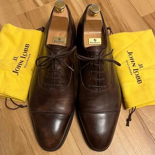 JOHN LOBB - 美品 ジョンロブ city2 革靴 ブラウン(やや斑模様) 27㎝ 約25万円