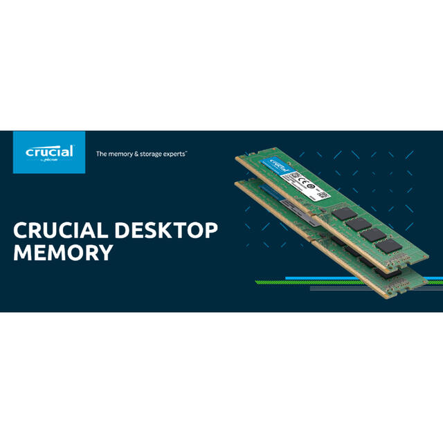 Crucial  PCパーツ メモリー 4GB×2枚　8GB DDR4 2400 1